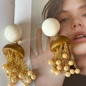 Elegant Dangle clip Earrings